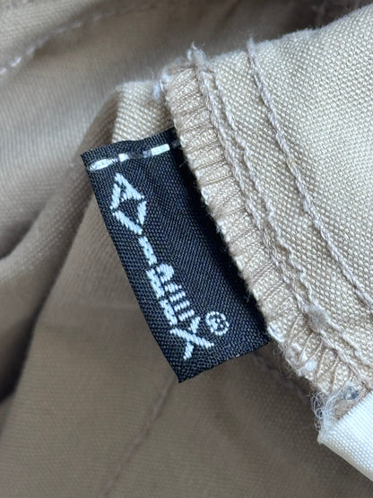 Avirex Drill Cotton Beige Multipocket Parka Jacket