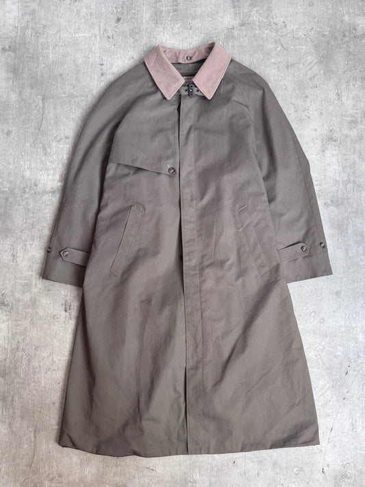 Christian Dior Wool Lined Single Breasted Trench Coat