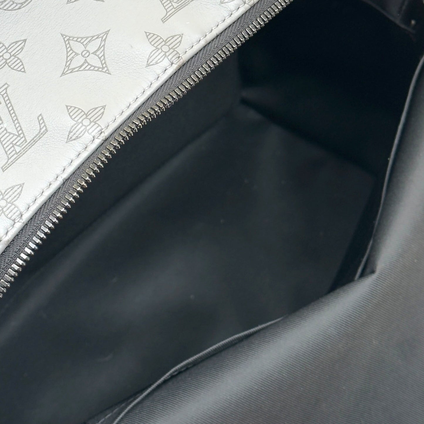 LOUIS VUITTON SHADOW MONOGRAM BACKPACK ANTHRACITE GREY PM | O/S, Grey