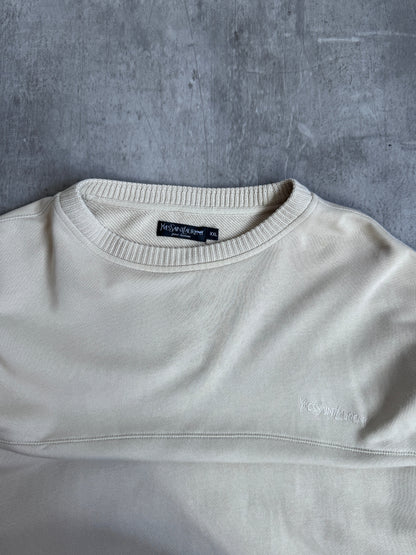 Yves Saint Laurent Cream Sweater