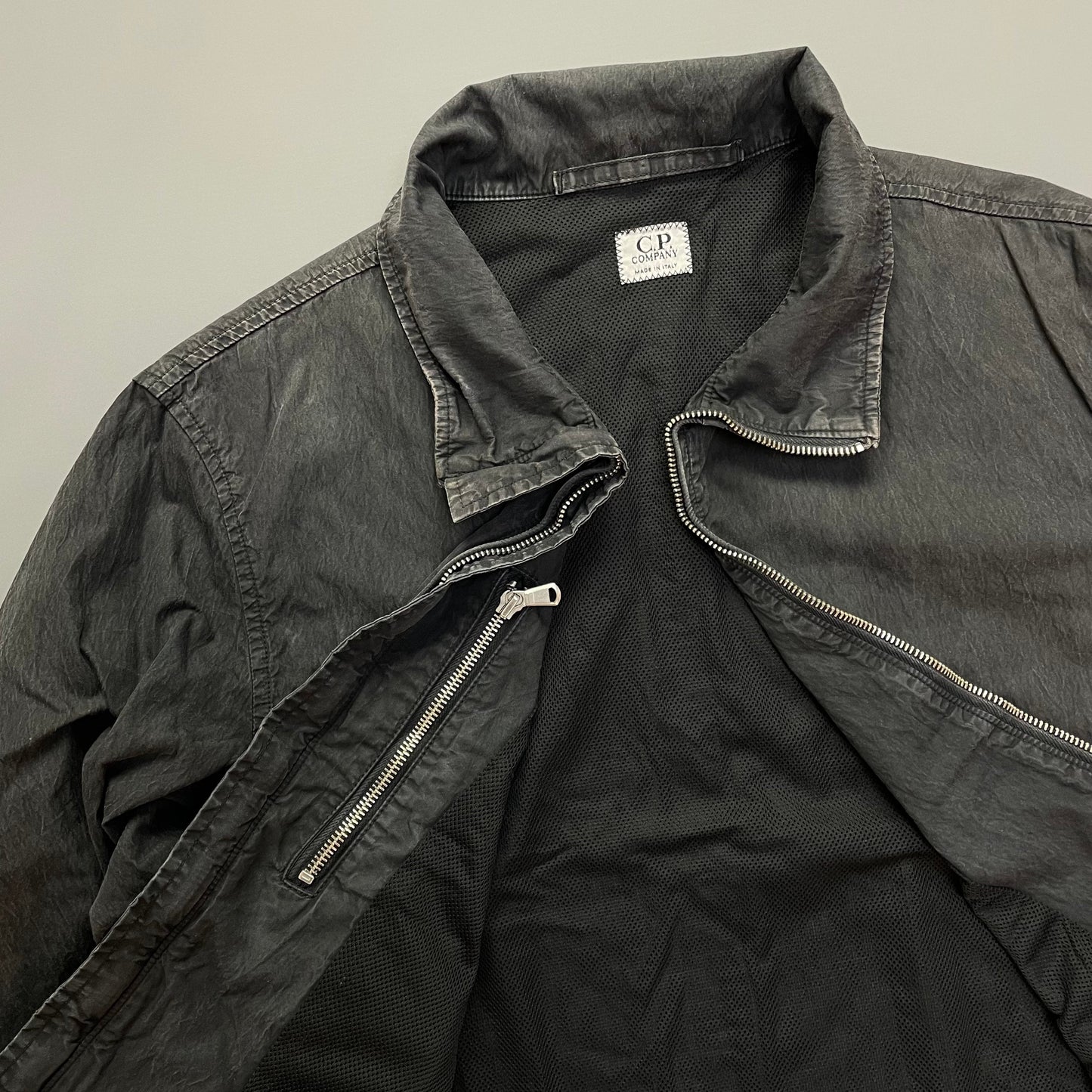 C.P. Company Harrington Bomber Style Jacket SS04 | Medium, Black