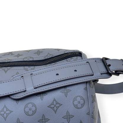 LOUIS VUITTON KEEPALL BANDOULIÈRE SHADOW MONOGRAM DUFFLE BAG ANTHRACITE GREY 50 | O/S, Grey
