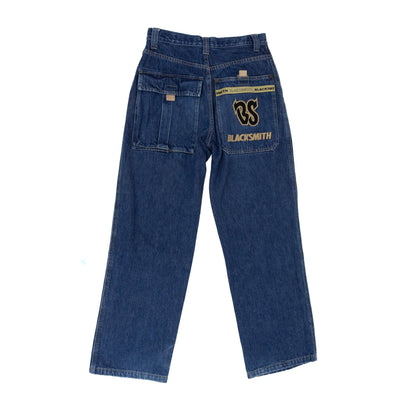 Blacksmith Logo Embroidered Jeans