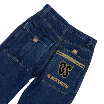 Blacksmith Logo Embroidered Jeans