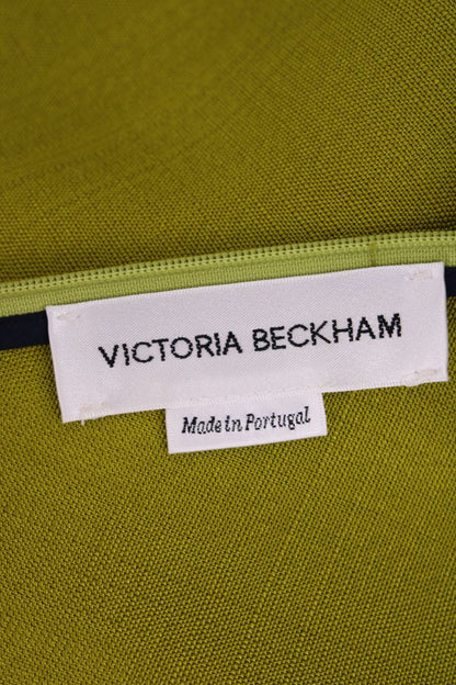 Victoria Beckham Gathered Midi Dress Green 10 | Default Title, Green