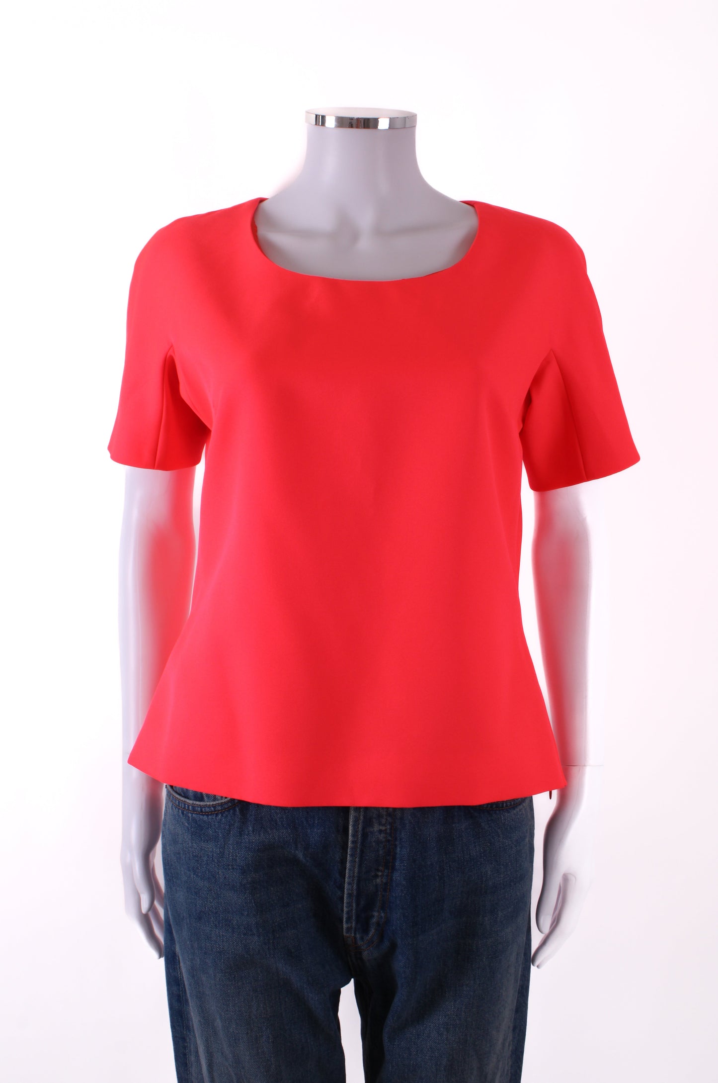 Jil Sander S/S Side Zip Top Coral/ Orange S | Default Title, Orange