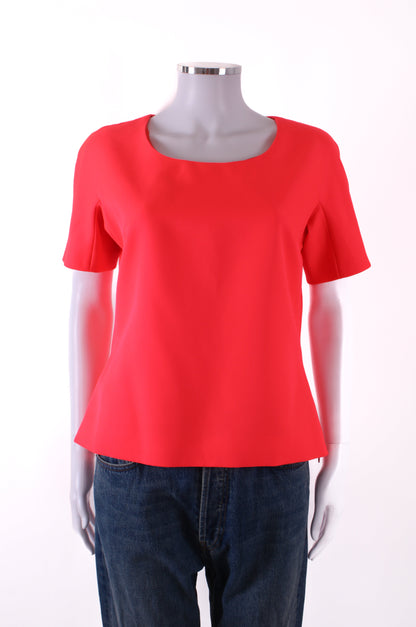 Jil Sander S/S Side Zip Top Coral/ Orange S | Default Title, Orange