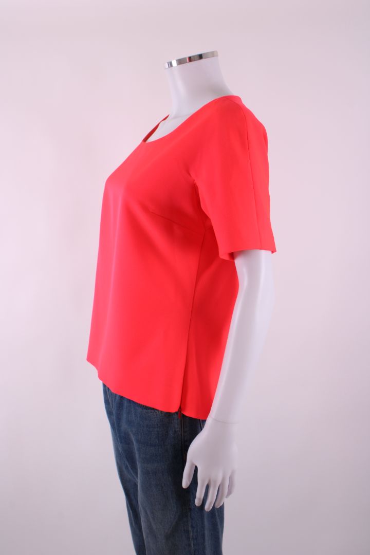 Jil Sander S/S Side Zip Top Coral/ Orange S | Default Title, Orange