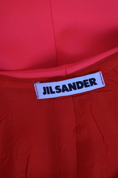 Jil Sander S/S Side Zip Top Coral/ Orange S | Default Title, Orange
