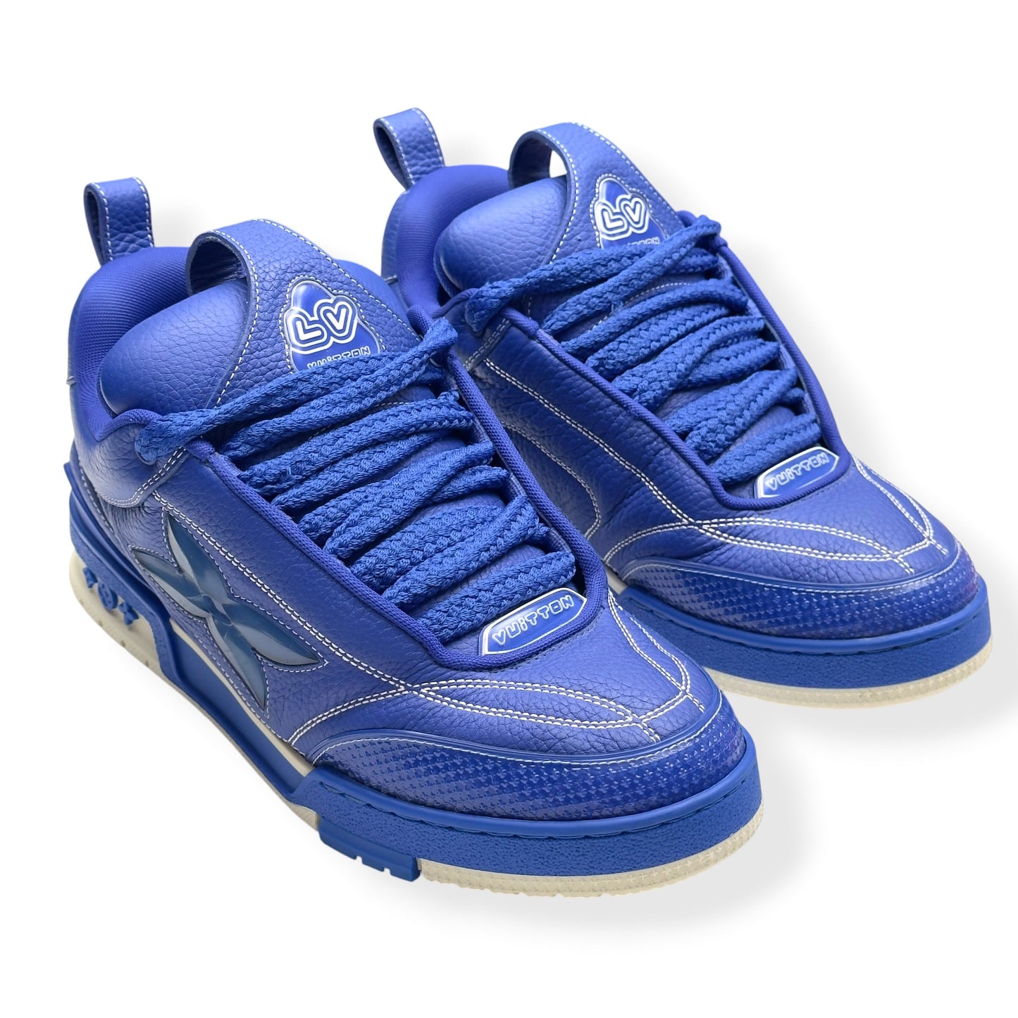 LOUIS VUITTON LV SKATE SNEAKER ROYAL BLUE UK7 | UK 7, Blue