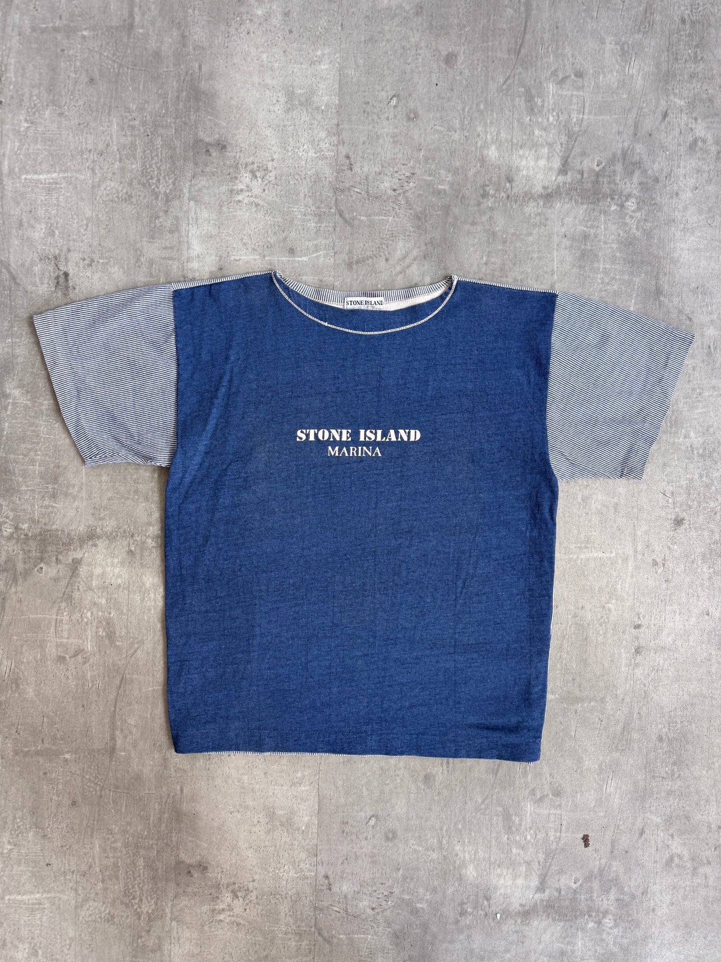 S/S 1987 Stone Island Marina Hybrid Marina Tee
