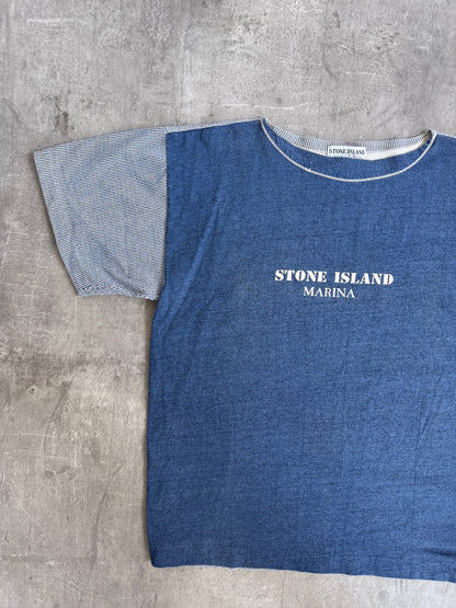 S/S 1987 Stone Island Marina Hybrid Marina Tee