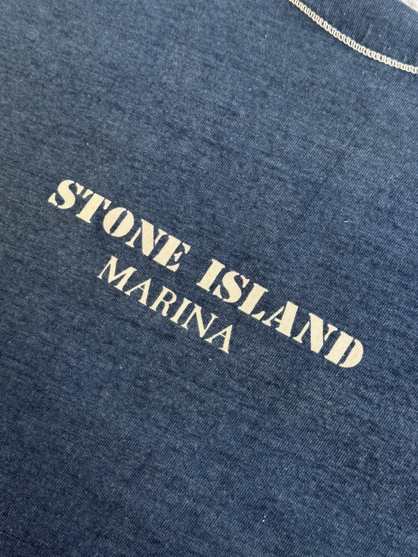 S/S 1987 Stone Island Marina Hybrid Marina Tee