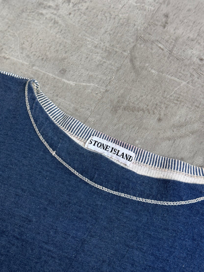 S/S 1987 Stone Island Marina Hybrid Marina Tee