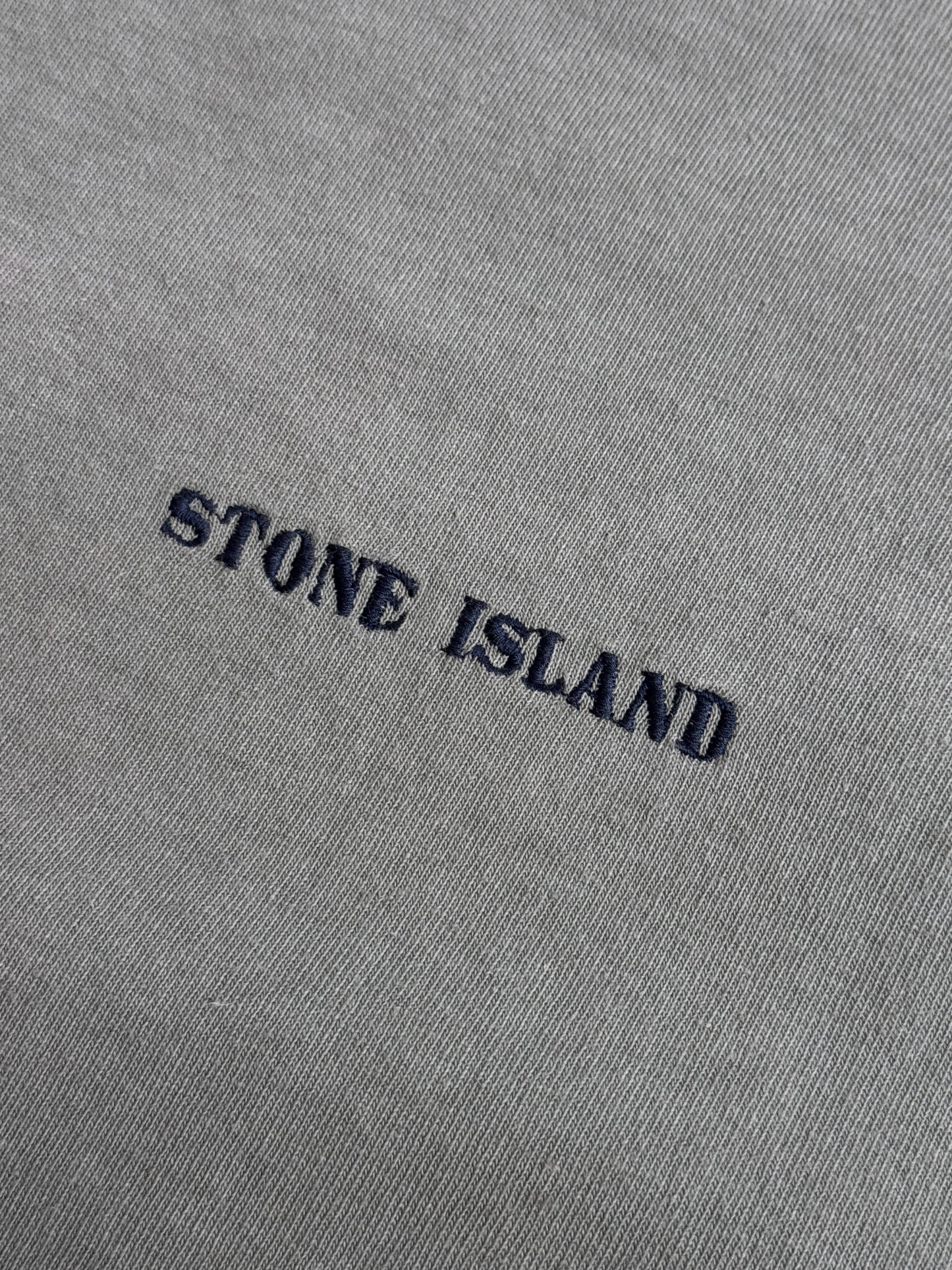 S/S 1987 Stone Island Olive Embroidered Logo Tee