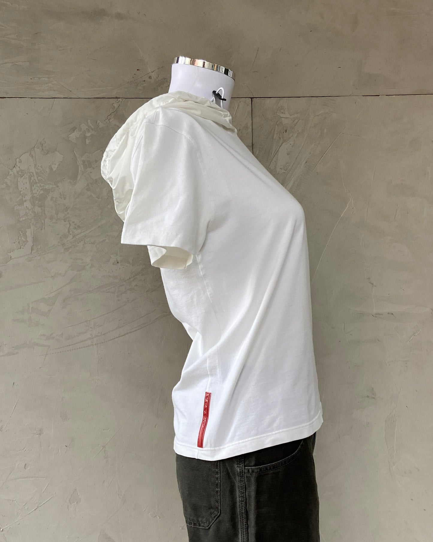 PRADA SPORT SS1999 HOODED ZIP-UP TOP - S