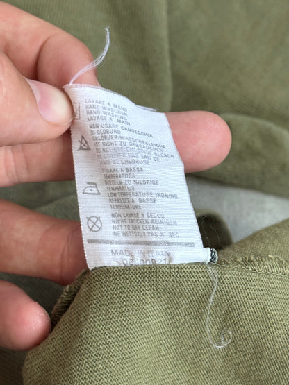 S/S 1987 Stone Island Olive Embroidered Logo Tee