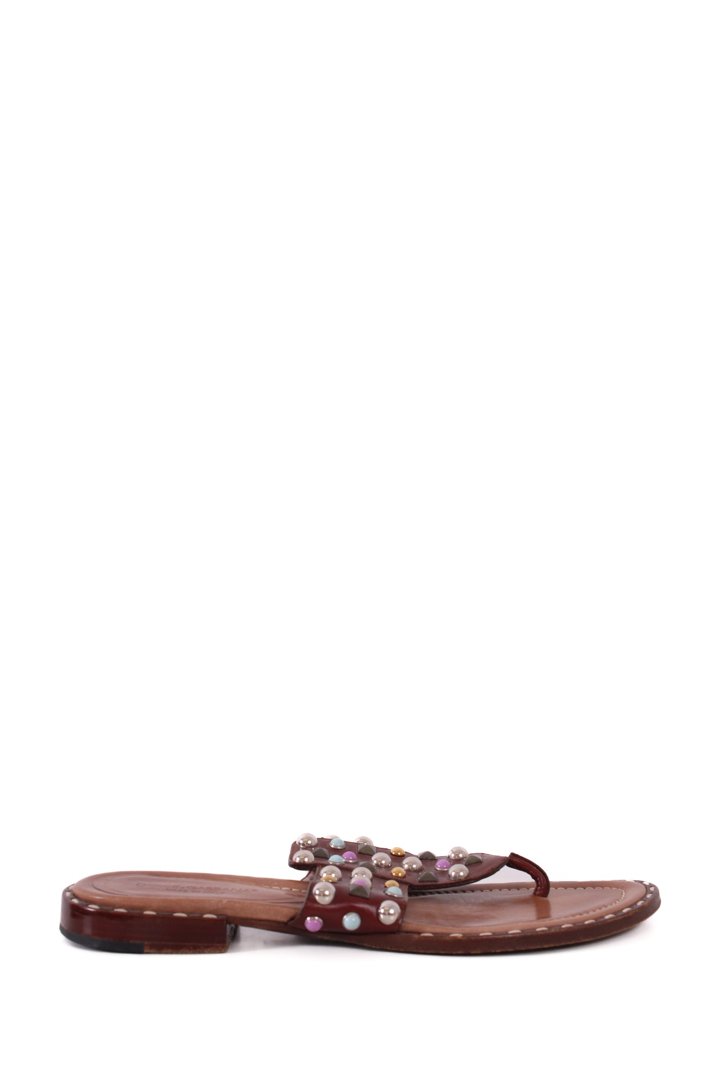 Dolce & Gabbana Studded sandals Brown 5 | DEFAULT TITLE, Brown