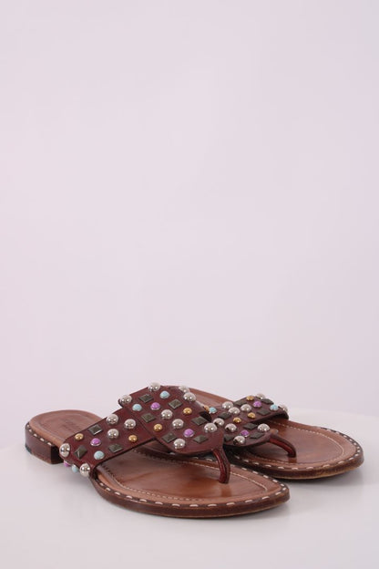 Dolce & Gabbana Studded sandals Brown 5 | DEFAULT TITLE, Brown