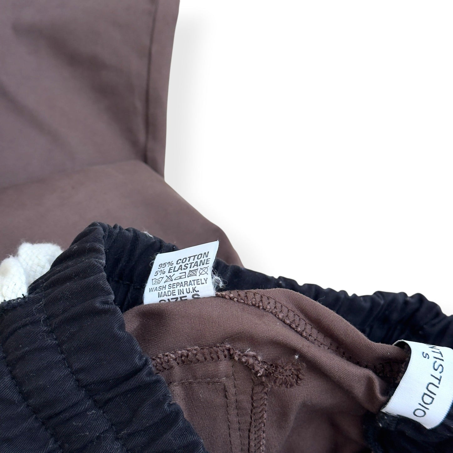 DISANTI STUDIO COTTON TROUSERS BROWN S | Small, Brown