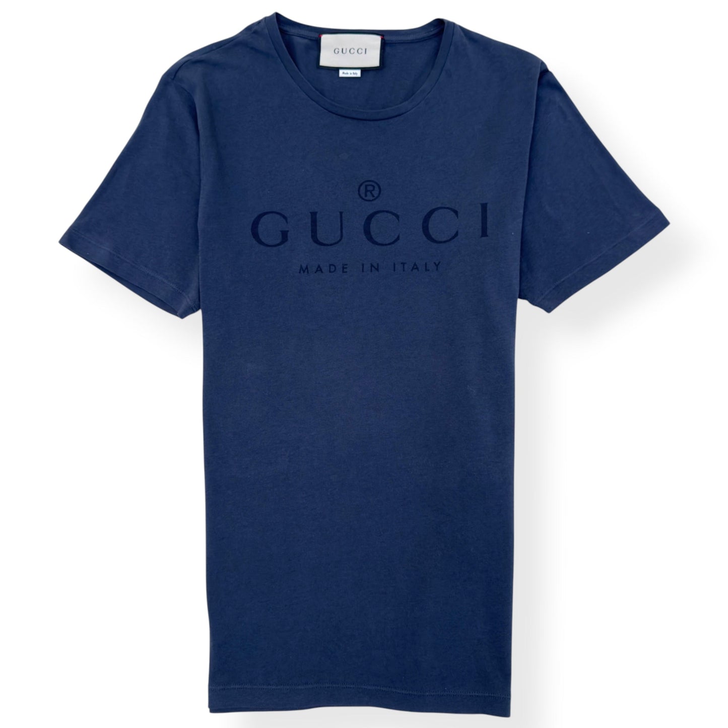 GUCCI LOGO T-SHIRT NAVY M | Medium, Navy