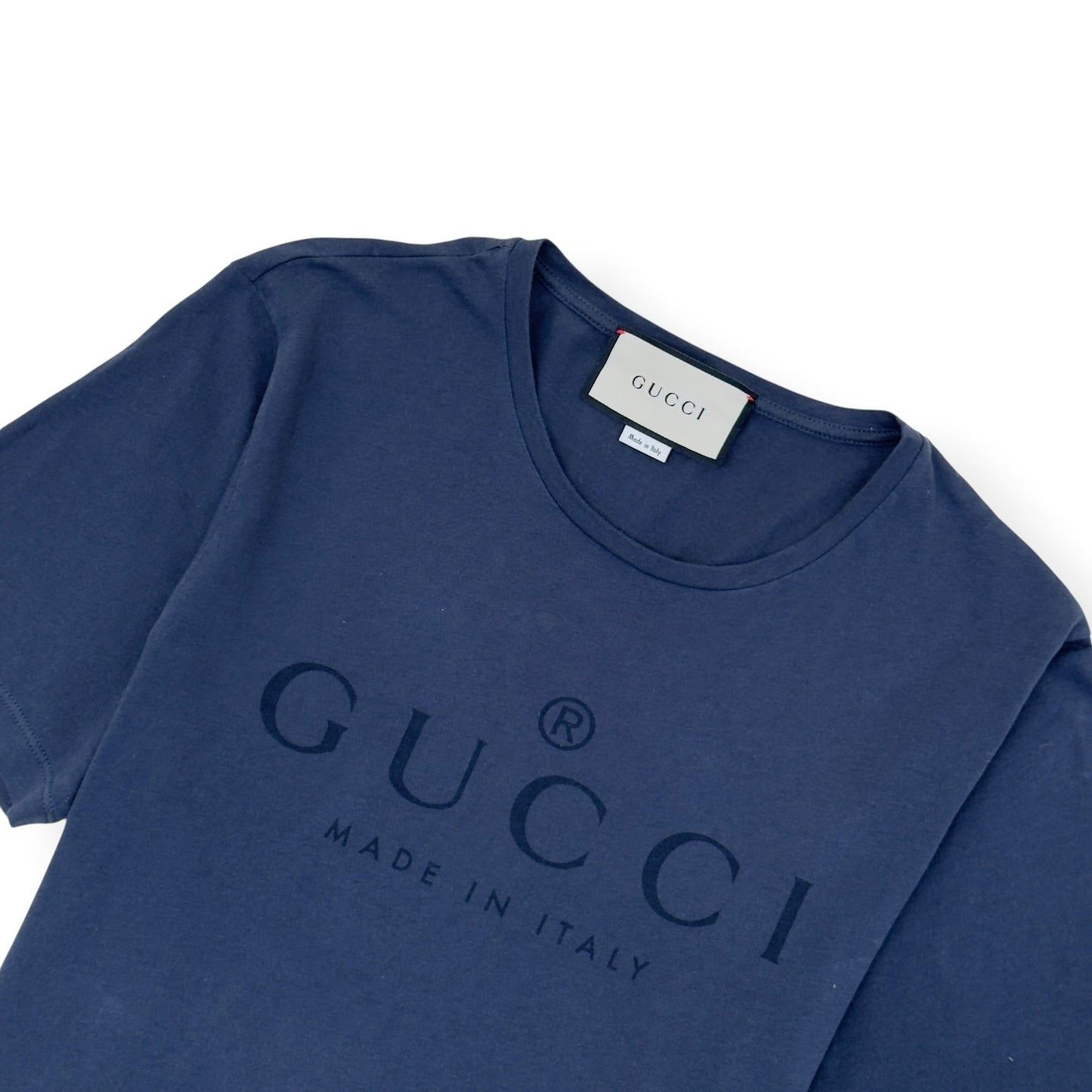 GUCCI LOGO T-SHIRT NAVY M | Medium, Navy
