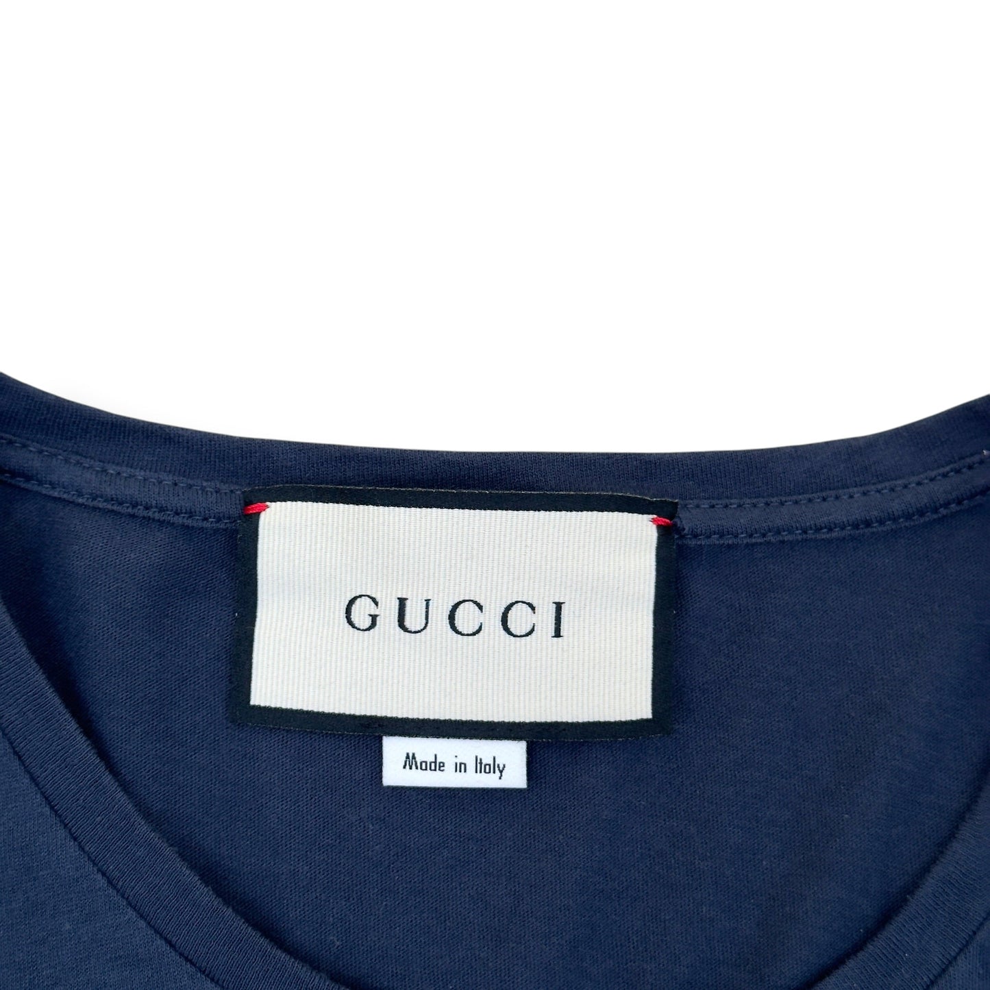 GUCCI LOGO T-SHIRT NAVY M | Medium, Navy
