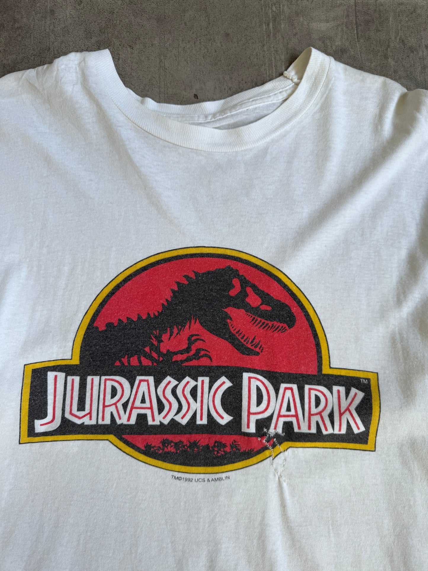 1992 Jurassic Park Single Stitch Graphic Tee