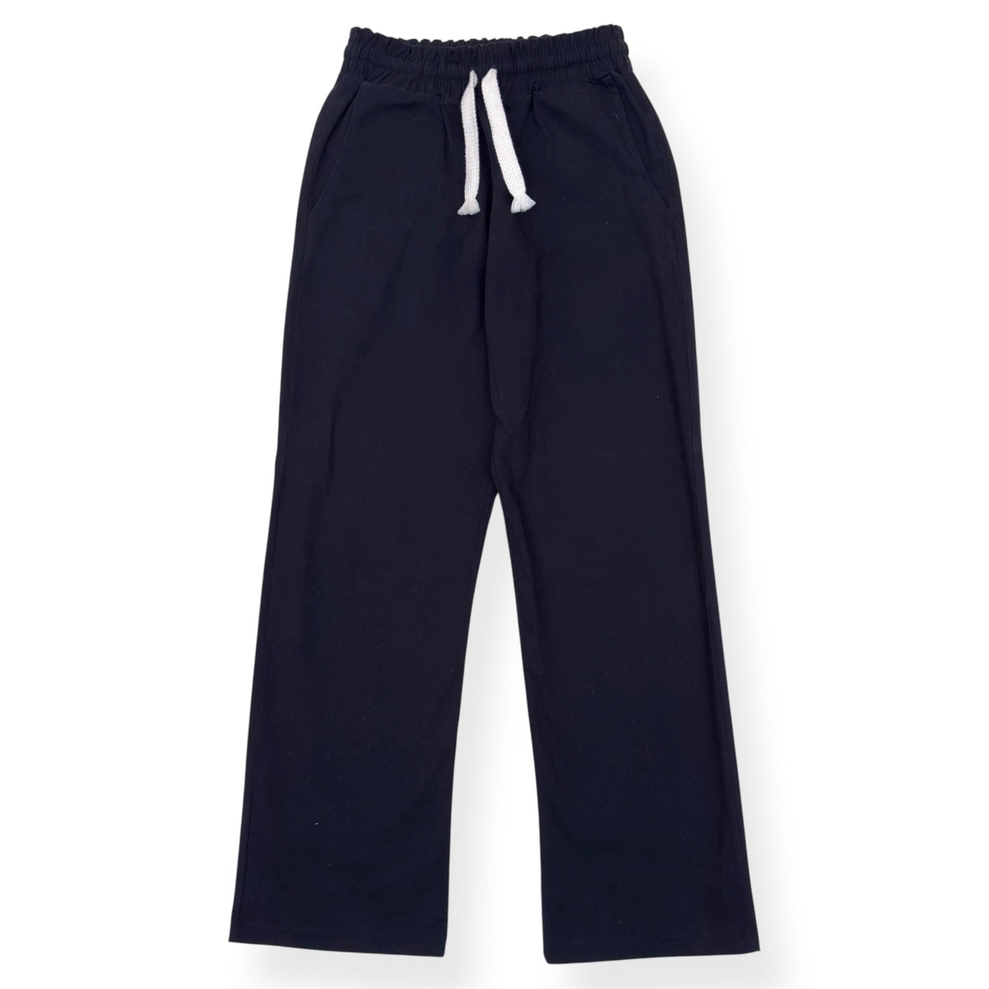 DISANTI SUDIO COTTON TROUSERS BLACK M | Medium, Black