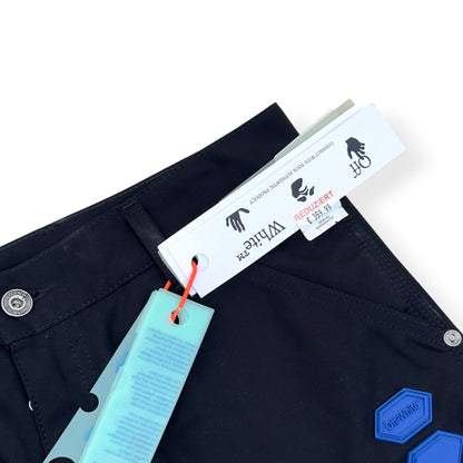 OFF-WHITE CARPENTER TROUSERS BLACK S | Small, Black