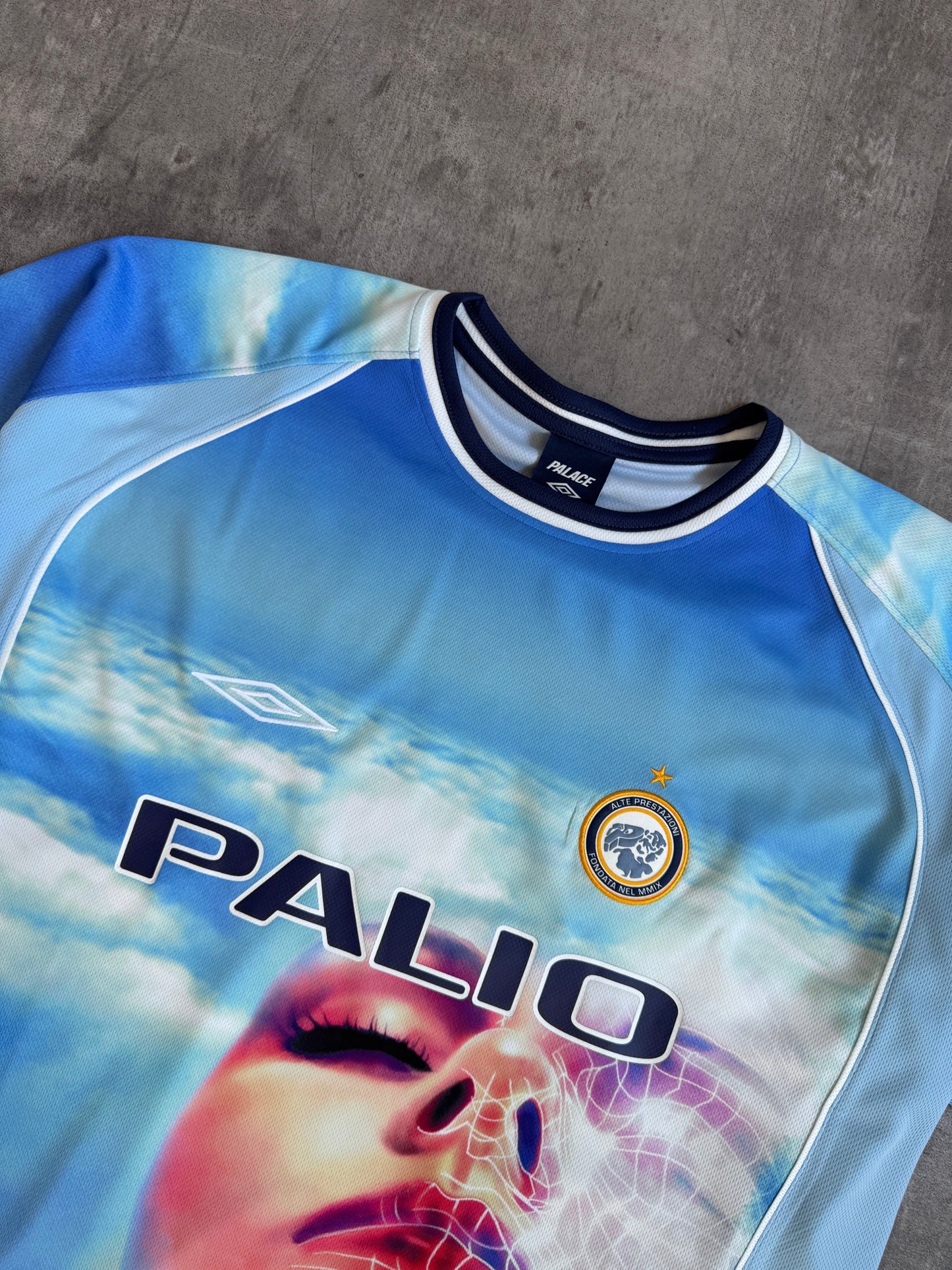 Palace x Umbro 'Dream Sky' Away Football Shirt