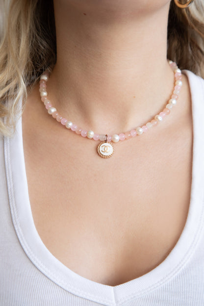 VT Rework: Chanel Two Toned Pearl Pendant Necklace