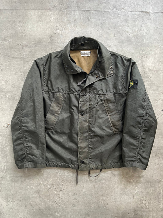 S/S 1995 Stone Island Formula Steel Khaki Tech Blouson | Extra Large, Multicoloured