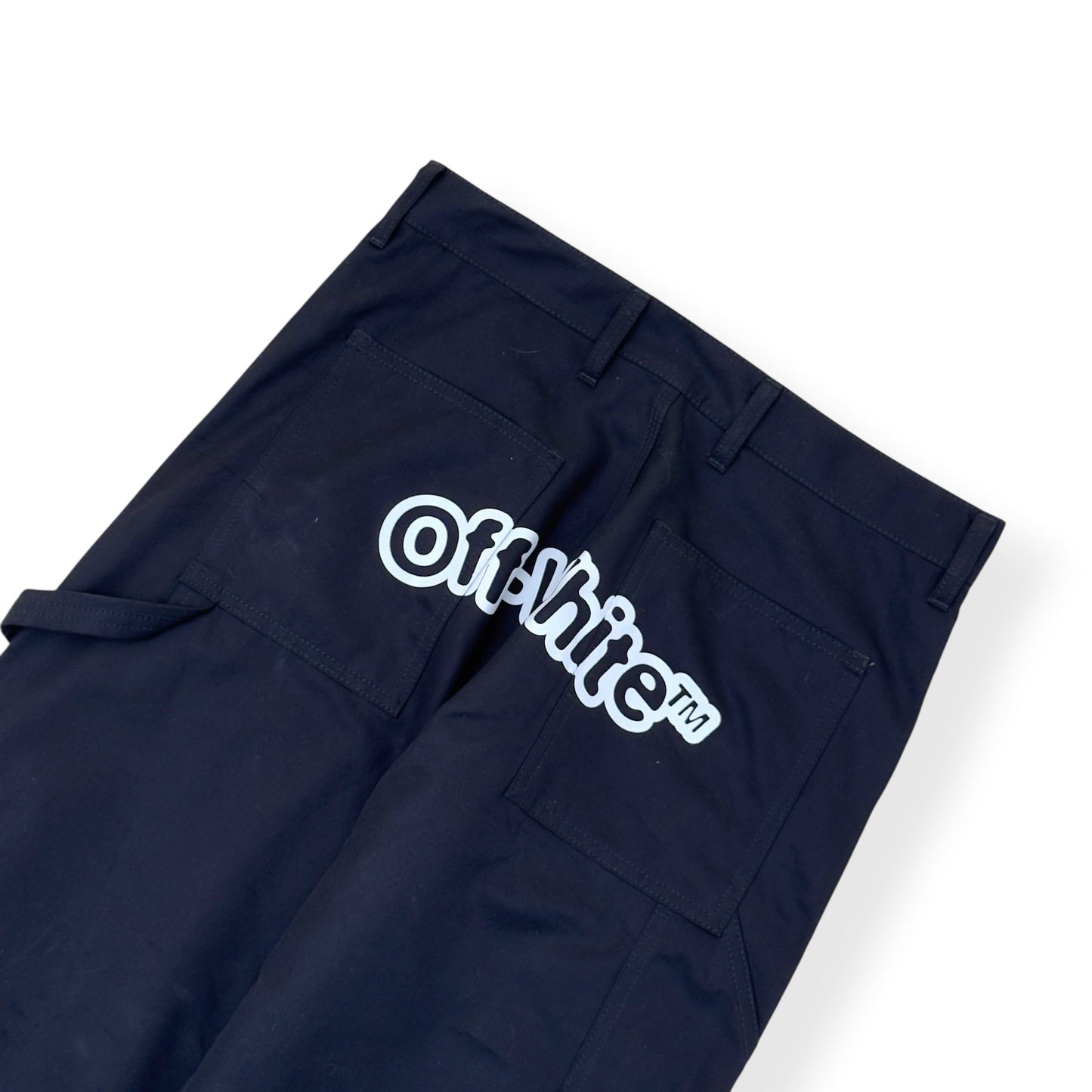 OFF-WHITE CARPENTER TROUSERS BLACK S | Small, Black