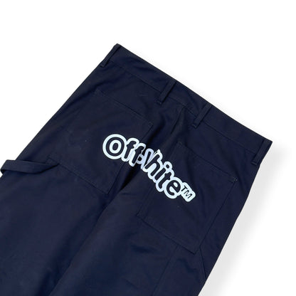 OFF-WHITE CARPENTER TROUSERS BLACK S | Small, Black