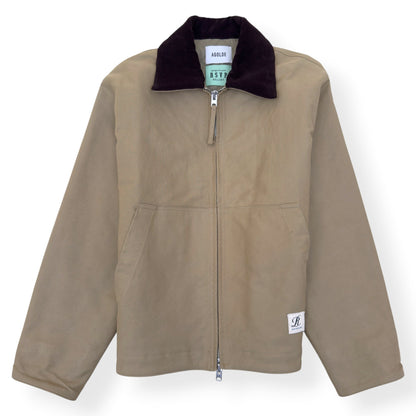 AGOLDE X RSVP GALLERY DISTRICT WORK JACKET TAUPE S | Small, Gold