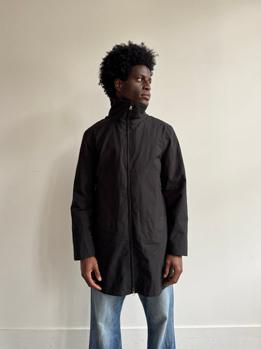 00's Prada Sport Black Goretex Parka Jacket | Large, Multicoloured