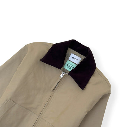 AGOLDE X RSVP GALLERY DISTRICT WORK JACKET TAUPE S | Small, Gold