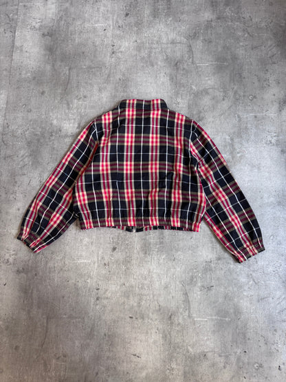 Burberry Red Nova Check Bomber Jacket