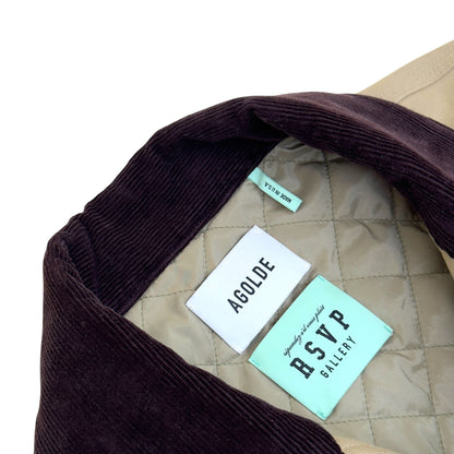 AGOLDE X RSVP GALLERY DISTRICT WORK JACKET TAUPE S | Small, Gold