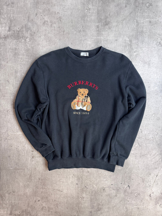Burberry Bear Embroidered Spellout Sweater
