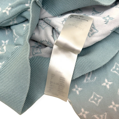 LOUIS VUITTON MONOGRAM GRADIENT HOODIE BLUE L | Large, Blue
