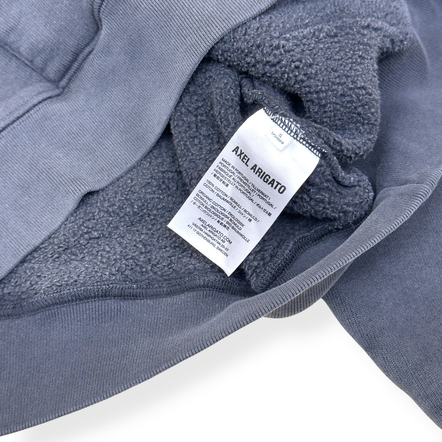 AXEL ARIGATO RELAY HOODIE WASHED GREY S | Small, Grey