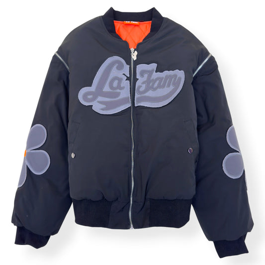 LA FAM AMSTERDAM BOMBER JACKET BLACK L | Large, Black