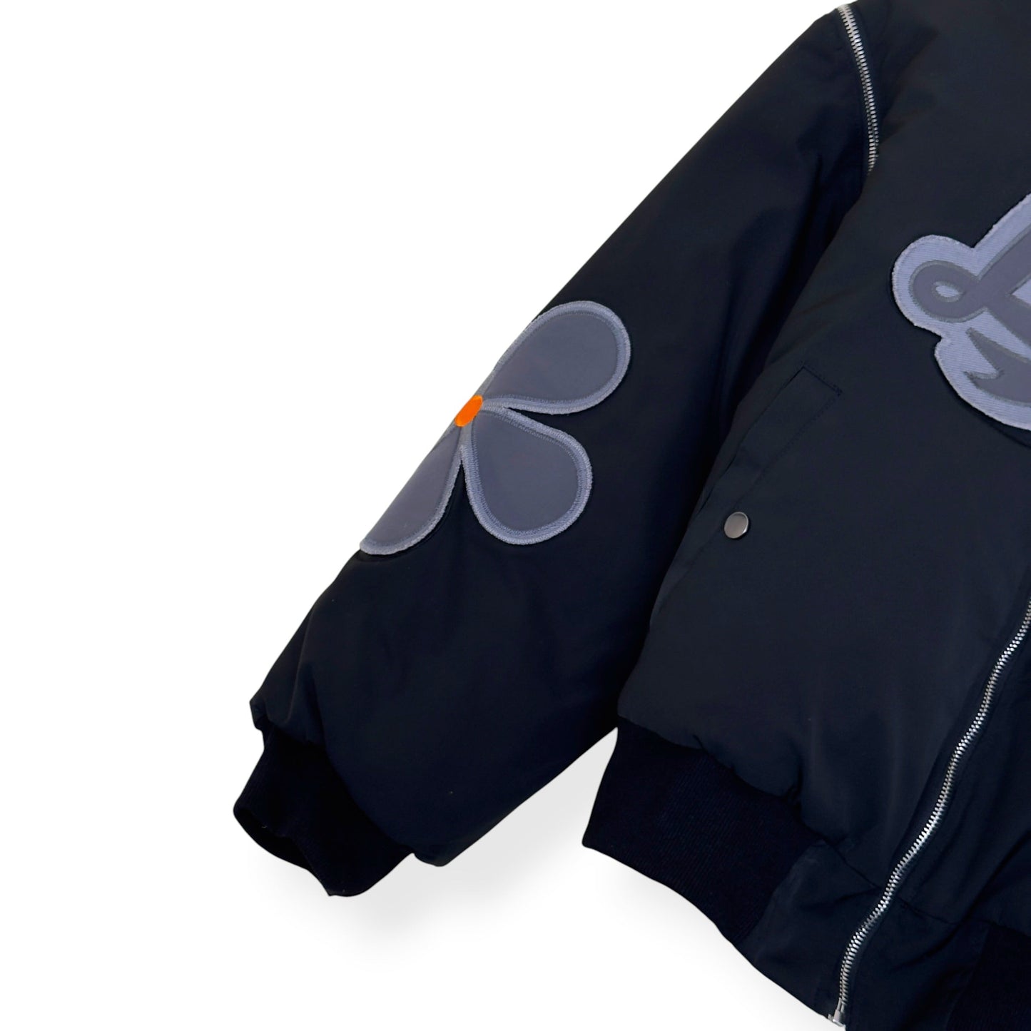 LA FAM AMSTERDAM BOMBER JACKET BLACK L | Large, Black