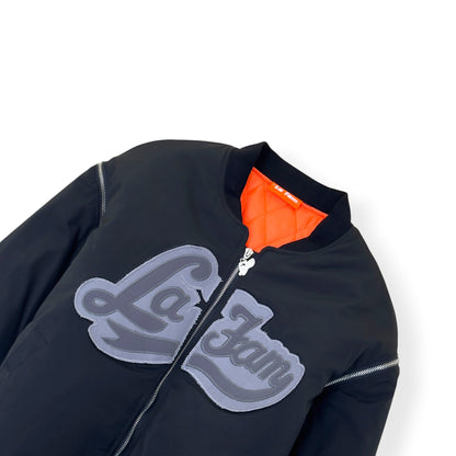 LA FAM AMSTERDAM BOMBER JACKET BLACK L | Large, Black