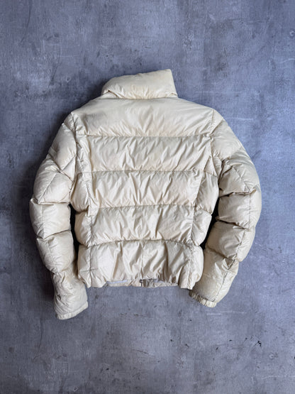 Prada Beige Cropped Puffer Jacket