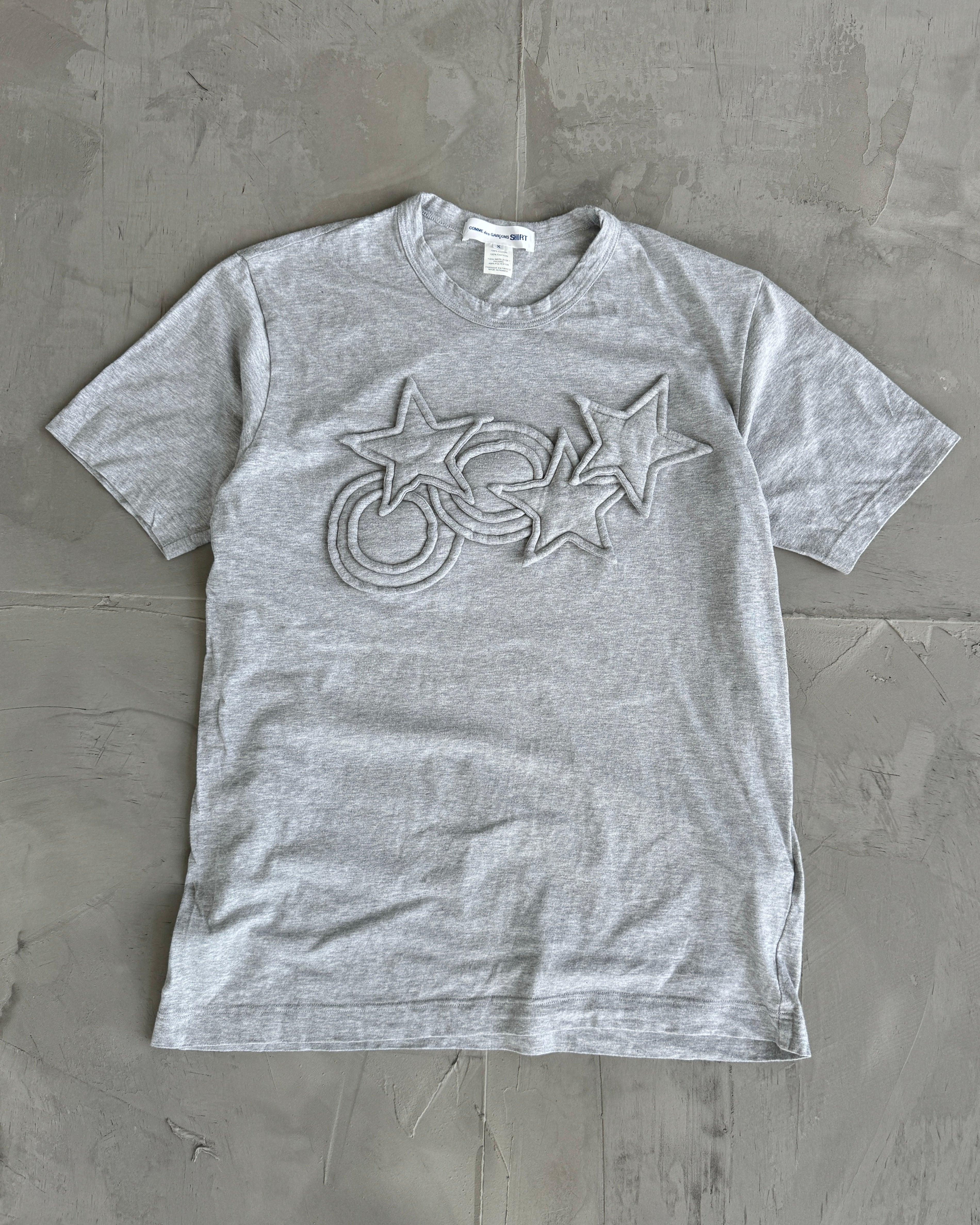 Comme des Garçons 3D Star T-Shirt | Medium, Grey – Known Source