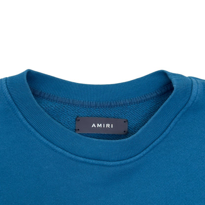 AMIRI GIVEAWAY CREWNECK SWEATSHIRT BLUE M | Medium, Blue