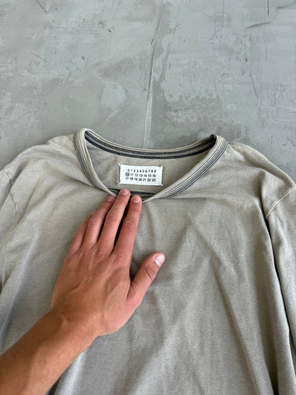 MAISON MARTIN MARGIELA LONG SLEEVE SUNBLEACHED TOP - L/XL | Large, Green